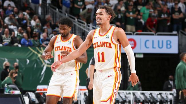 NBA Video Trae Young Pours In Playoff Career high 48 Points